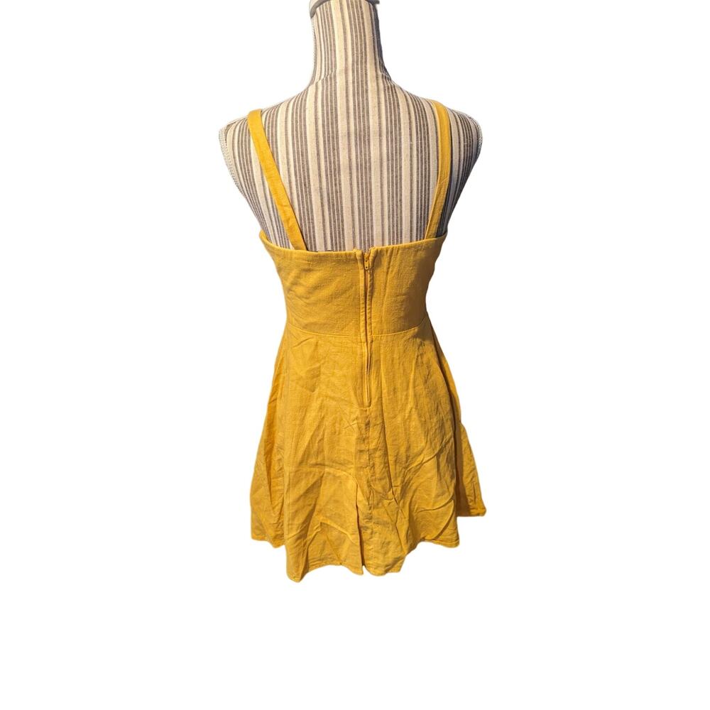 Speechless Yellow Spaghetti Strap Sweetheart Size… - image 5